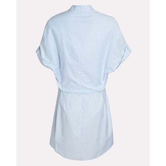 RTA brand Leigh Dolman Sleeve Poplin Shirt Mini Dress - Picture 5 of 12
